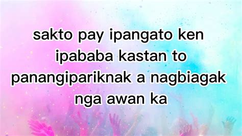 ilocano music lyrics|Kusilapan Ka .